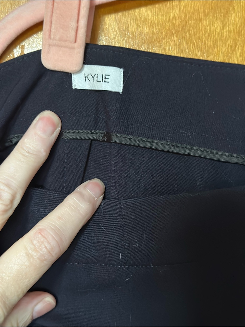 Liz Claiborne Black Straight-Leg Dress Pants - Picture 3 of 3